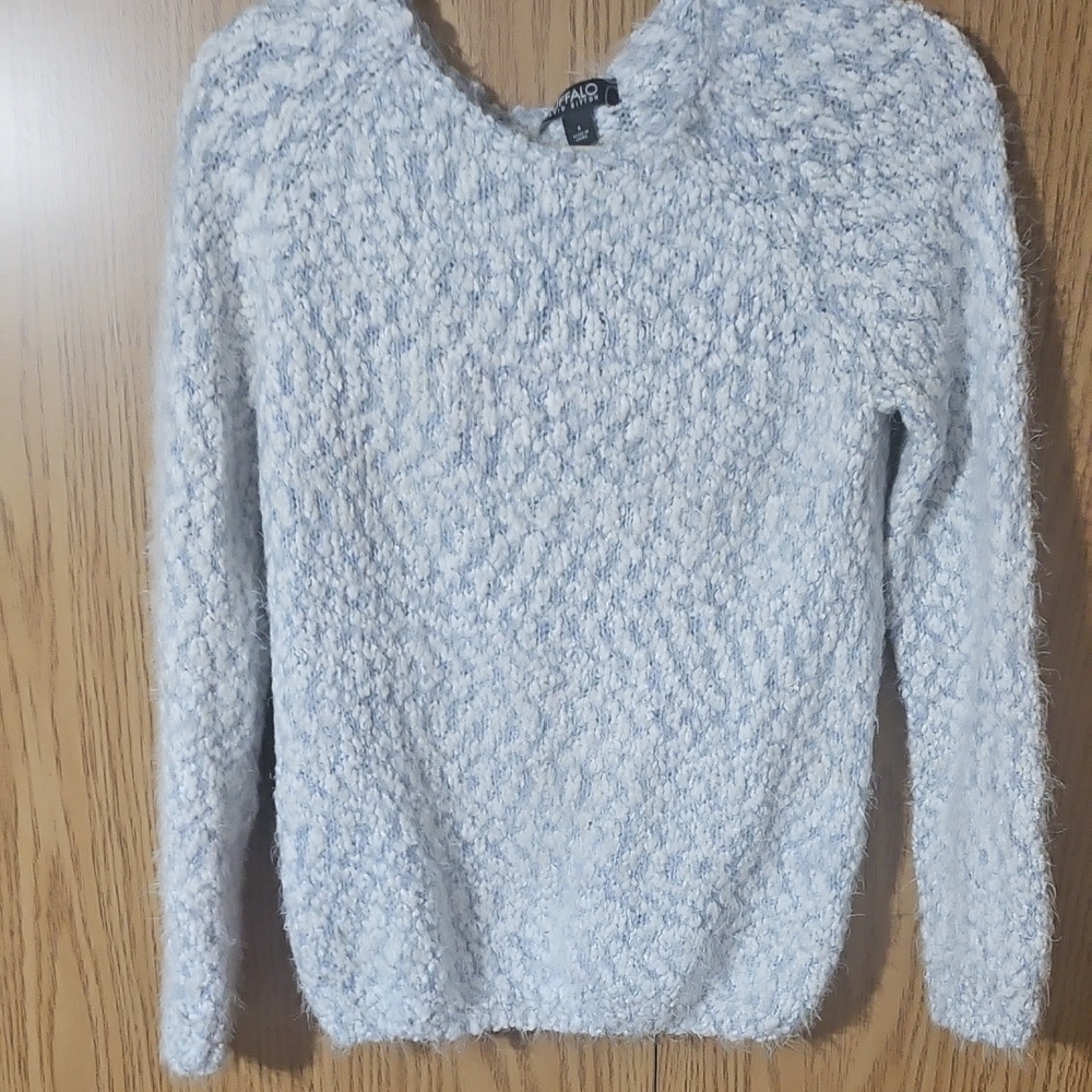 Buffalo David Bitton Textured White Sweater